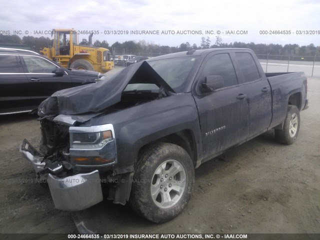 1GCVKNEC8GZ240676 - 2016 CHEVROLET SILVERADO K1500/K1500 LS GRAY photo 2