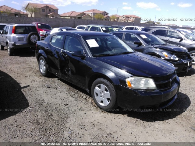 1B3CC4FB0AN173124 - 2010 DODGE AVENGER SXT BLACK photo 1