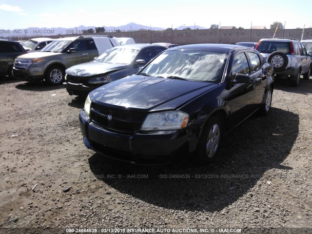 1B3CC4FB0AN173124 - 2010 DODGE AVENGER SXT BLACK photo 2