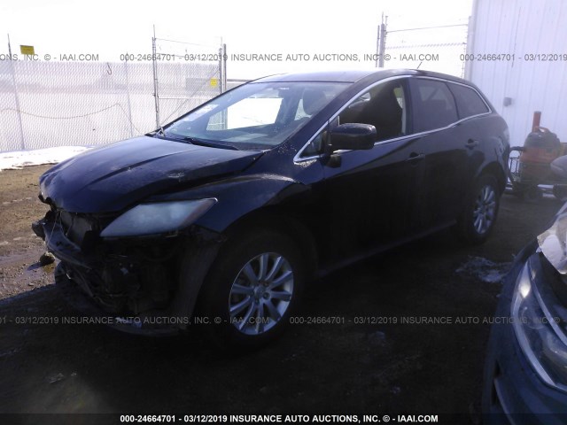 JM3ER2B51B0379374 - 2011 MAZDA CX-7 BLACK photo 2