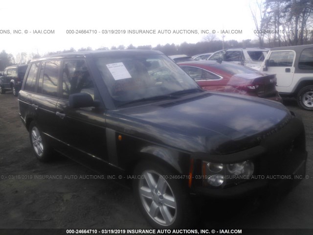 SALME11464A150505 - 2004 LAND ROVER RANGE ROVER HSE BLACK photo 1