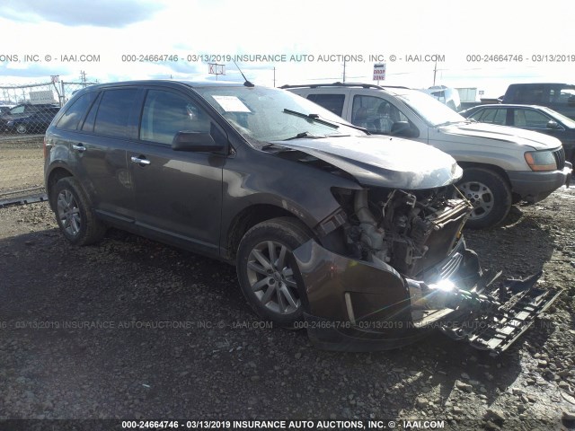 2FMDK3JC5BBB03935 - 2011 FORD EDGE SEL GRAY photo 1