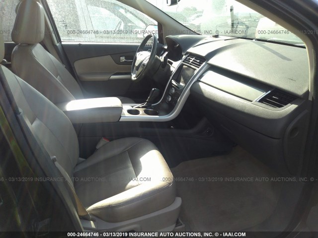 2FMDK3JC5BBB03935 - 2011 FORD EDGE SEL GRAY photo 5