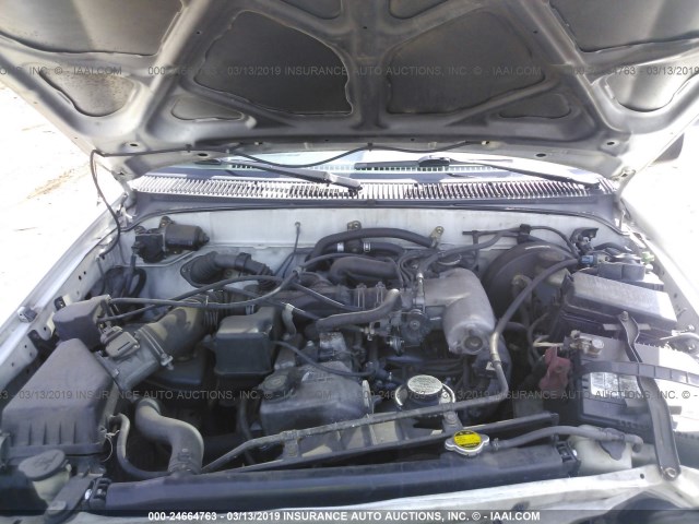 5TEGM92N11Z870857 - 2001 TOYOTA TACOMA DOUBLE CAB PRERUNNER WHITE photo 10