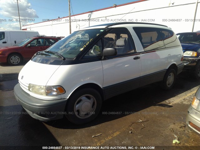 JT3AC14R0S1202753 - 1995 TOYOTA PREVIA LE WHITE photo 2