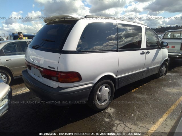 JT3AC14R0S1202753 - 1995 TOYOTA PREVIA LE WHITE photo 4