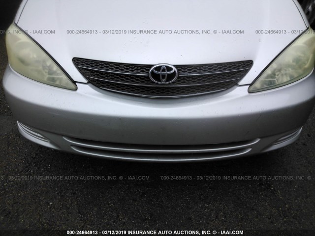 4T1BE32K74U842130 - 2004 TOYOTA CAMRY LE/XLE/SE SILVER photo 6