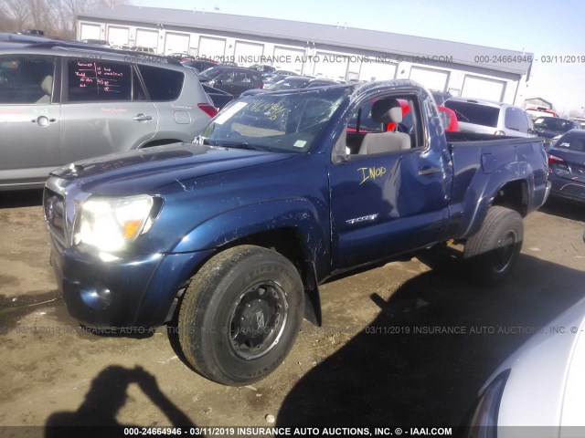 5TEPX42N25Z099454 - 2005 TOYOTA TACOMA BLUE photo 2