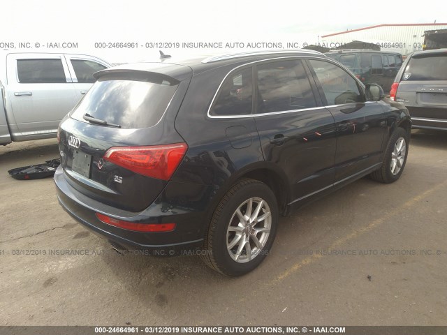 WA1LKAFP0AA083193 - 2010 AUDI Q5 PREMIUM PLUS Dark Blue photo 4