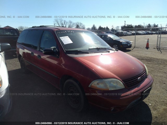 2FMZA51742BB64684 - 2002 FORD WINDSTAR RED photo 1