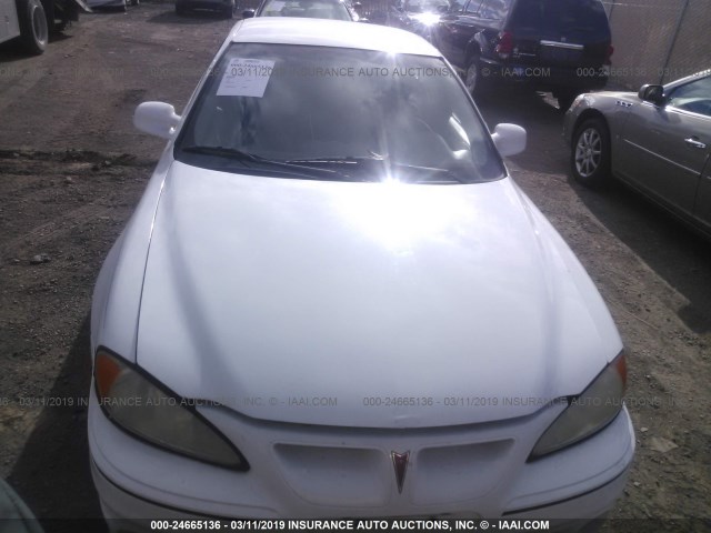 1G2NW52EXXM845343 - 1999 PONTIAC GRAND AM GT WHITE photo 6