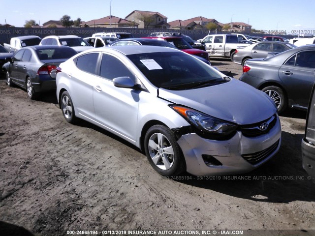 KMHDH4AE6DU760245 - 2013 HYUNDAI ELANTRA GLS/LIMITED SILVER photo 1