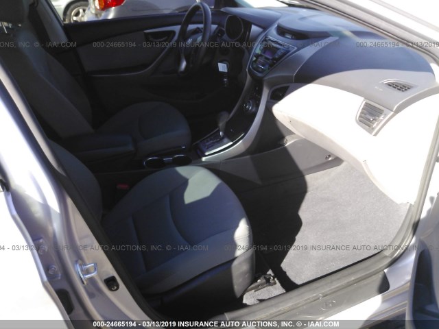 KMHDH4AE6DU760245 - 2013 HYUNDAI ELANTRA GLS/LIMITED SILVER photo 5