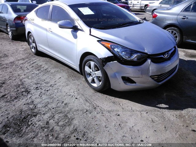 KMHDH4AE6DU760245 - 2013 HYUNDAI ELANTRA GLS/LIMITED SILVER photo 6