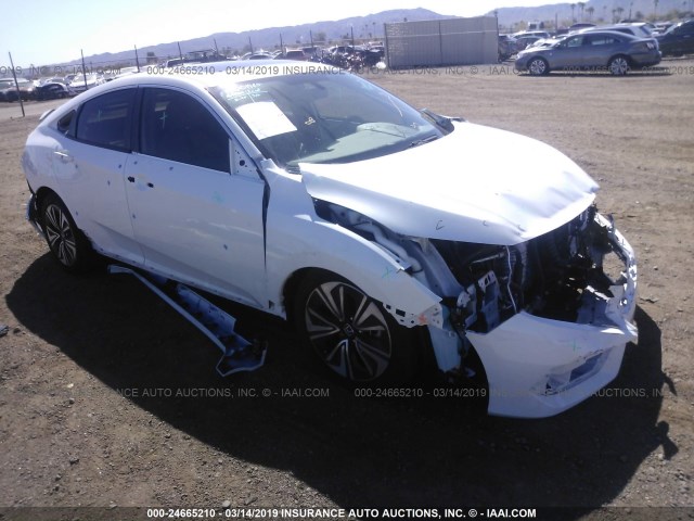 JHMFC1F79JX004809 - 2018 HONDA CIVIC EXL WHITE photo 1