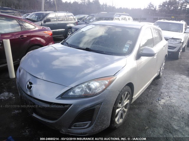 JM1BL1K60B1401181 - 2011 MAZDA 3 S SILVER photo 2