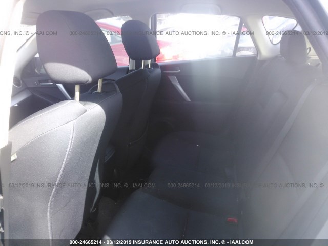 JM1BL1K60B1401181 - 2011 MAZDA 3 S SILVER photo 8