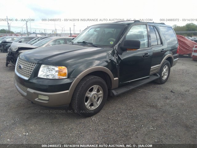 1FMFU18L43LA13545 - 2003 FORD EXPEDITION EDDIE BAUER GREEN photo 2