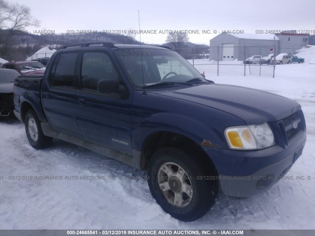 1FMZU77E82UD55415 - 2002 FORD EXPLORER SPORT TR  BLUE photo 1