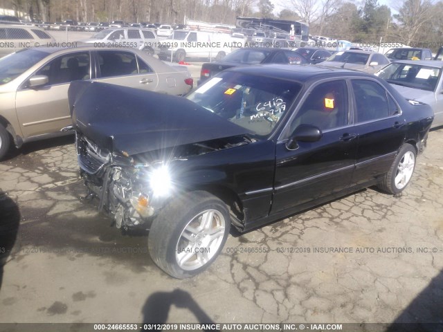 JH4KA96652C016412 - 2002 ACURA 3.5RL BLACK photo 2