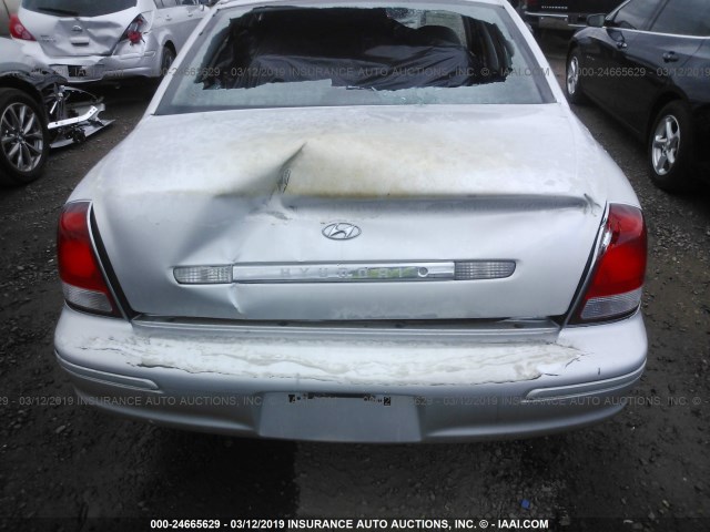 KMHFU45E42A201855 - 2002 HYUNDAI XG 350 SILVER photo 6