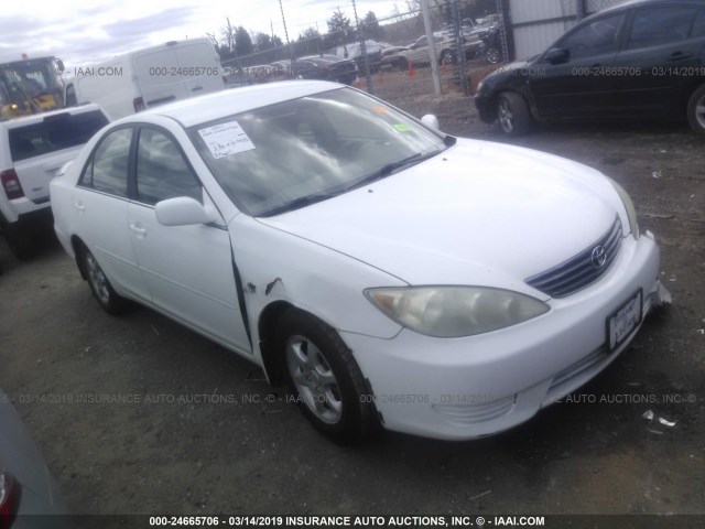 4T1BE32KX6U727170 - 2006 TOYOTA CAMRY LE/XLE/SE WHITE photo 1