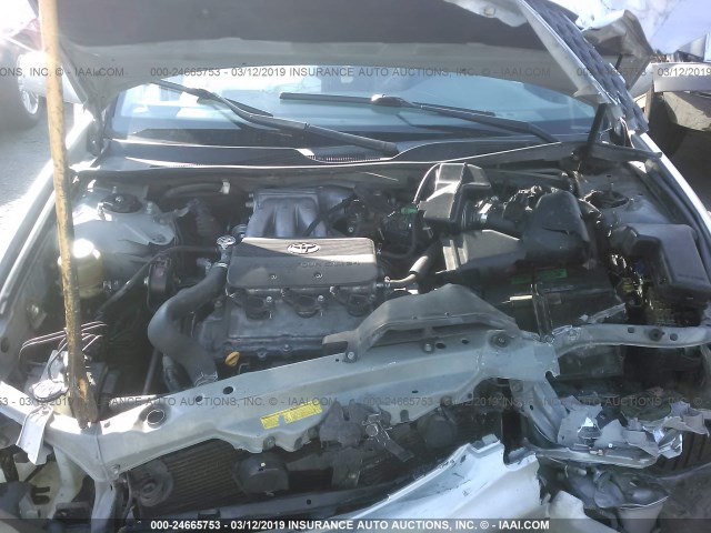 4T1BF32K72U536085 - 2002 TOYOTA CAMRY LE/XLE/SE SILVER photo 10