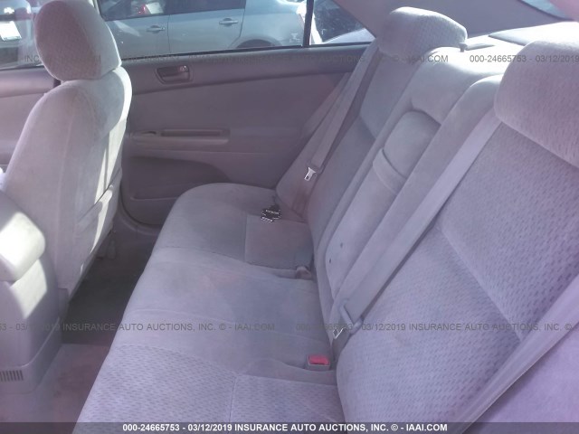 4T1BF32K72U536085 - 2002 TOYOTA CAMRY LE/XLE/SE SILVER photo 8