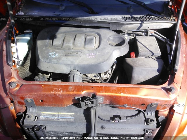 3GNDA13DX7S638219 - 2007 CHEVROLET HHR LS Naranja foto 10