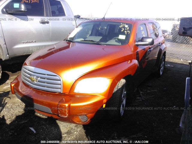 3GNDA13DX7S638219 - 2007 CHEVROLET HHR LS Naranja foto 2