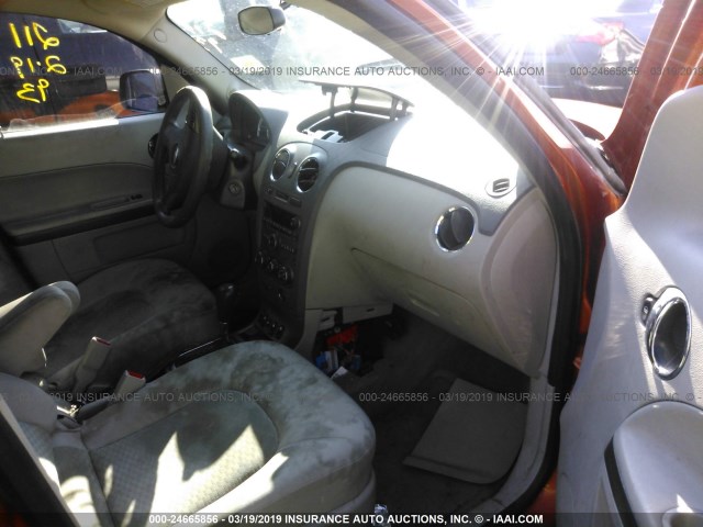 3GNDA13DX7S638219 - 2007 CHEVROLET HHR LS Naranja foto 5