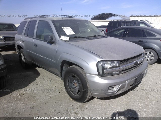 1GNDS13S562361954 - 2006 CHEVROLET TRAILBLAZER LS/LT SILVER photo 1