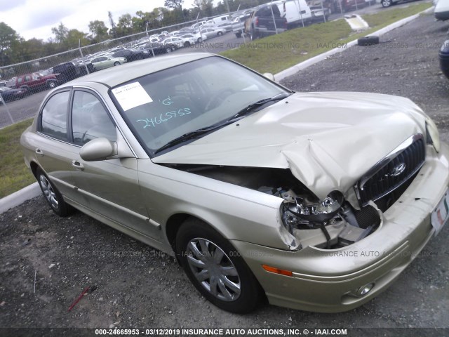 KMHWF25H83A814121 - 2003 HYUNDAI SONATA GL GOLD photo 1