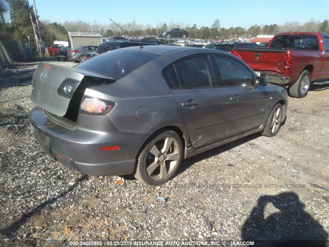 JM1BK323961524441 - 2006 MAZDA 3 S SILVER photo 4