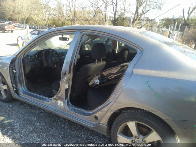 JM1BK323961524441 - 2006 MAZDA 3 S SILVER photo 6