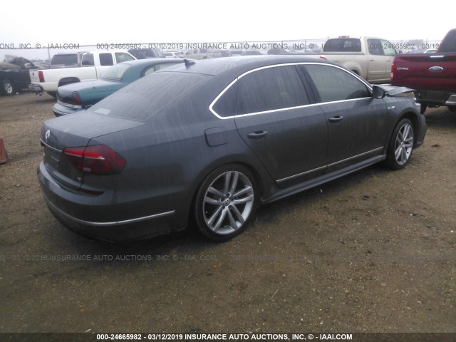 1VWDT7A31HC080250 - 2017 VOLKSWAGEN PASSAT R-LINE GRAY photo 4