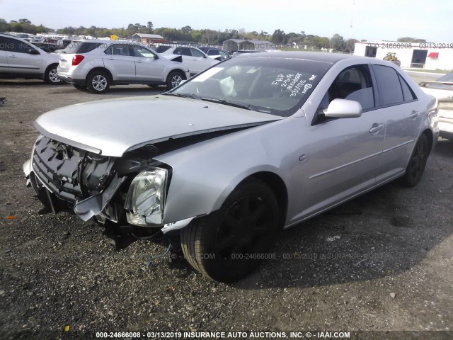 1G6DW677X50149967 - 2005 CADILLAC STS SILVER photo 2