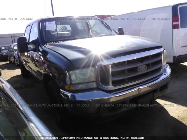 1FTNW20S42EA03314 - 2002 FORD F250 SUPER DUTY GREEN photo 1