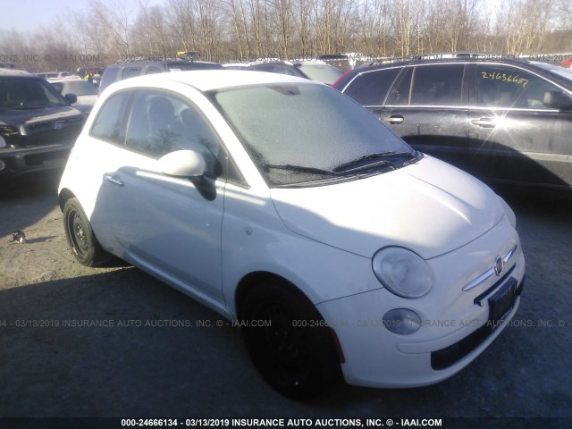 3C3CFFAR4ET283013 - 2014 FIAT 500 POP WHITE photo 1