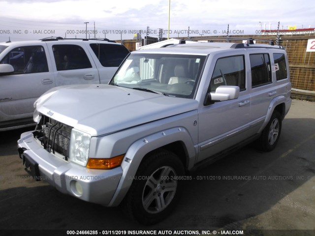 1J4RG5GT9AC121801 - 2010 JEEP COMMANDER LIMITED SILVER photo 2