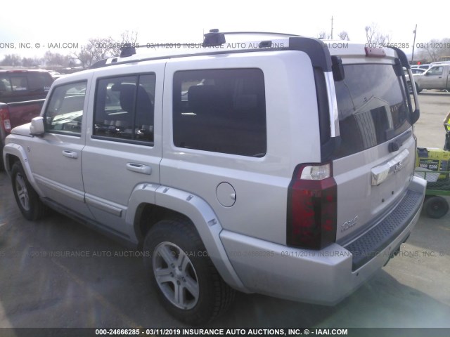 1J4RG5GT9AC121801 - 2010 JEEP COMMANDER LIMITED SILVER photo 3