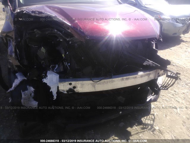 5TDBZRFH0HS394933 - 2017 TOYOTA HIGHLANDER LE/LE PLUS 勃艮第红 照片 6