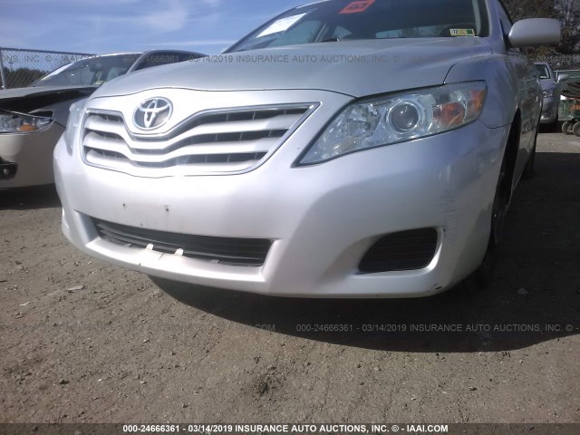 4T1BK3EK8AU101808 - 2010 TOYOTA CAMRY SE/LE/XLE 银色 照片 6