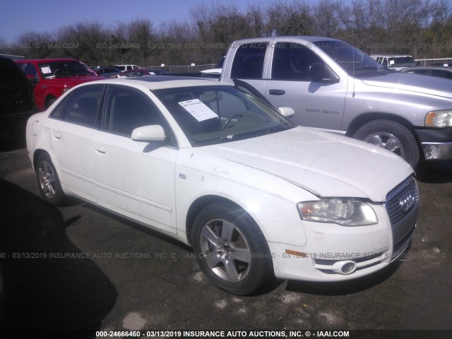 WAUAF78E86A171879 - 2006 AUDI A4 2/TURBO WHITE photo 1