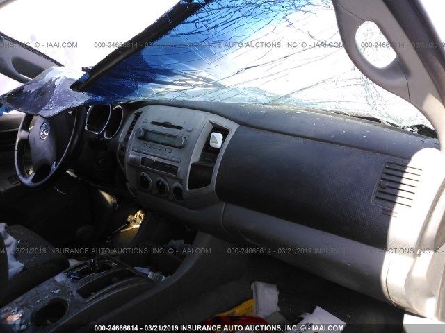 5TELU42N55Z096426 - 2005 TOYOTA TACOMA DOUBLE CAB 白色 照片 5