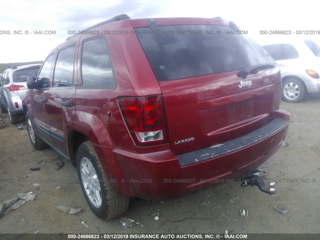 1J4HS48N66C254673 - 2006 JEEP GRAND CHEROKEE LAREDO/COLUMBIA/FREEDOM 红色 照片 3