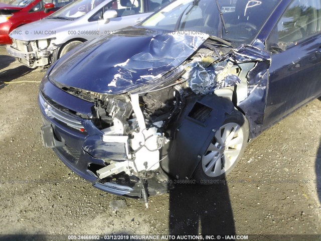 1C3CDFDH7FD111820 - 2015 DODGE DART SE AERO BLUE photo 6