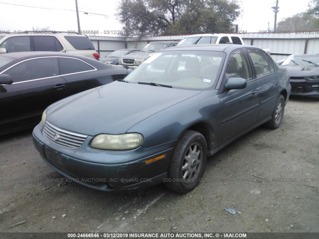 1G1NE52M1V6133349 - 1997 CHEVROLET MALIBU LS GREEN photo 2