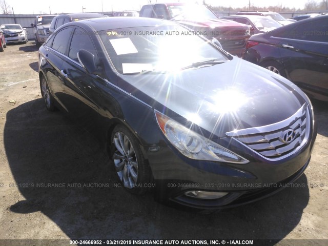 5NPEC4ABXBH243194 - 2011 HYUNDAI SONATA SE/LIMITED Dark Blue photo 1