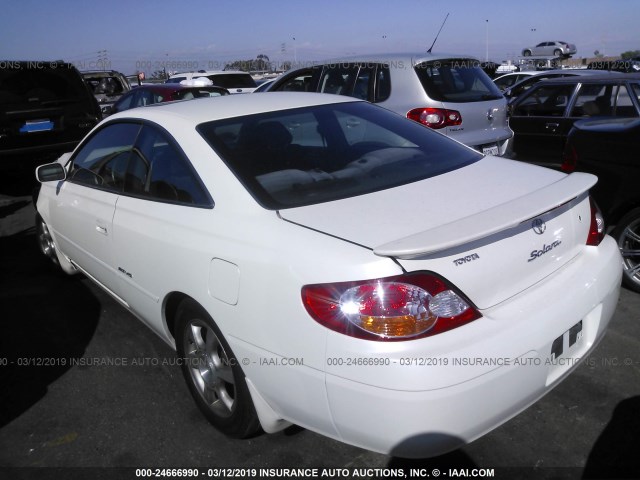 2T1CF22P93C610927 - 2003 TOYOTA CAMRY SOLARA SE/SLE WHITE photo 3